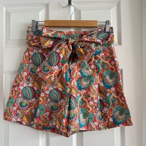 Antonio Melani cotton shorts. Floral print. Multicolor. NWOT. Size 4.